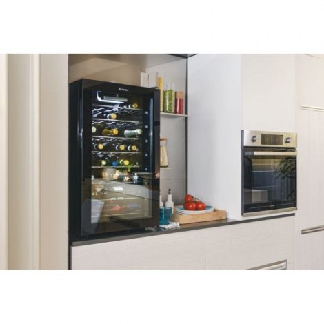Candy | Wine Cooler | CWC 150 EM/N | Energy efficiency class G | Free standing | Bottles capacity 41 | Cooling type | Black - 4